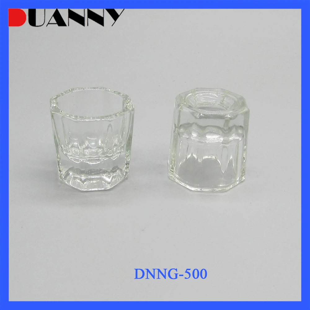 Wholesale Glass Clear Crystal Liquid Cup for Cosmetic Nail Care Tools