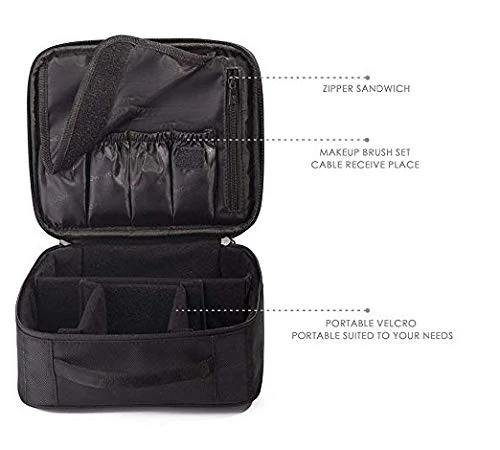 Cosmetic Case Travel Makeup Organizer Mini Train Portable Storage Toilet Bag
