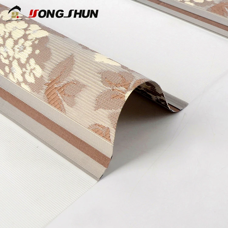 European style yarn dyed 100% polyester fabric for jacquard zebra blinds fabric