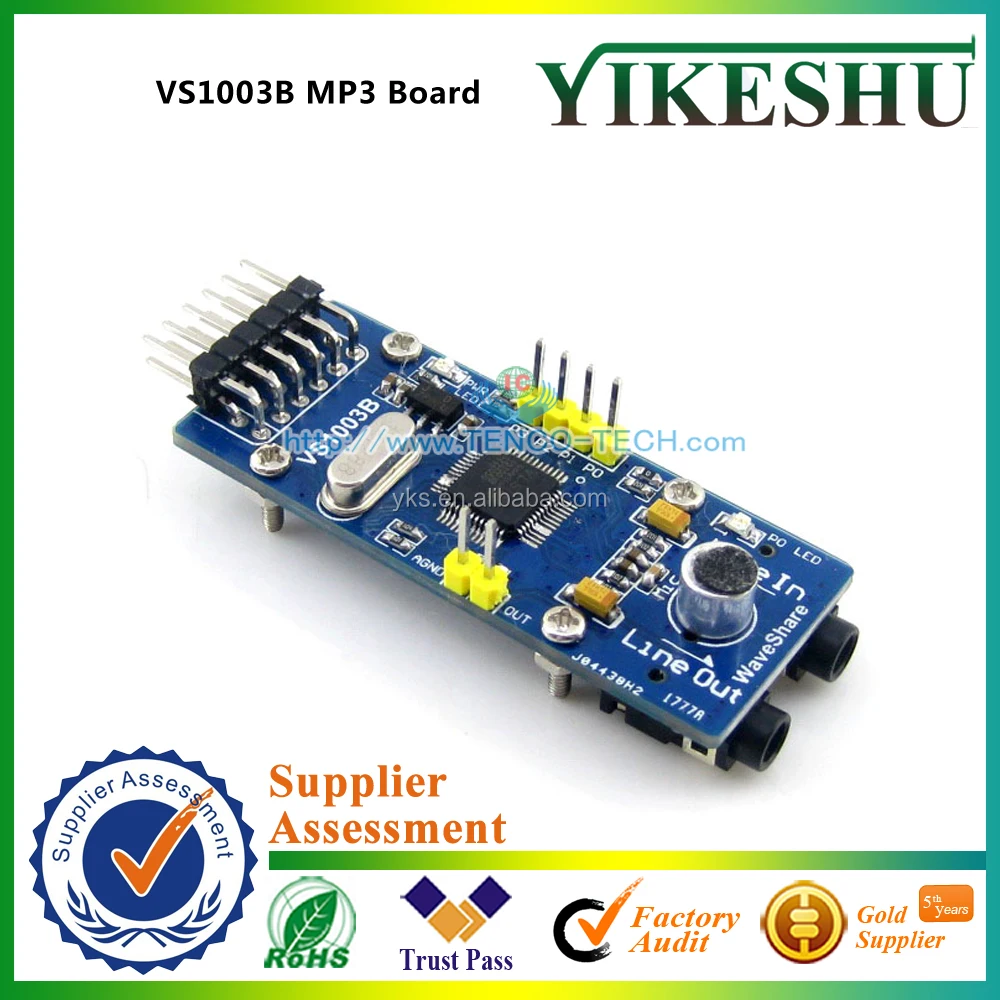 VS1003B MP3 Board development board decoding module with STM32 microcontroller electronic