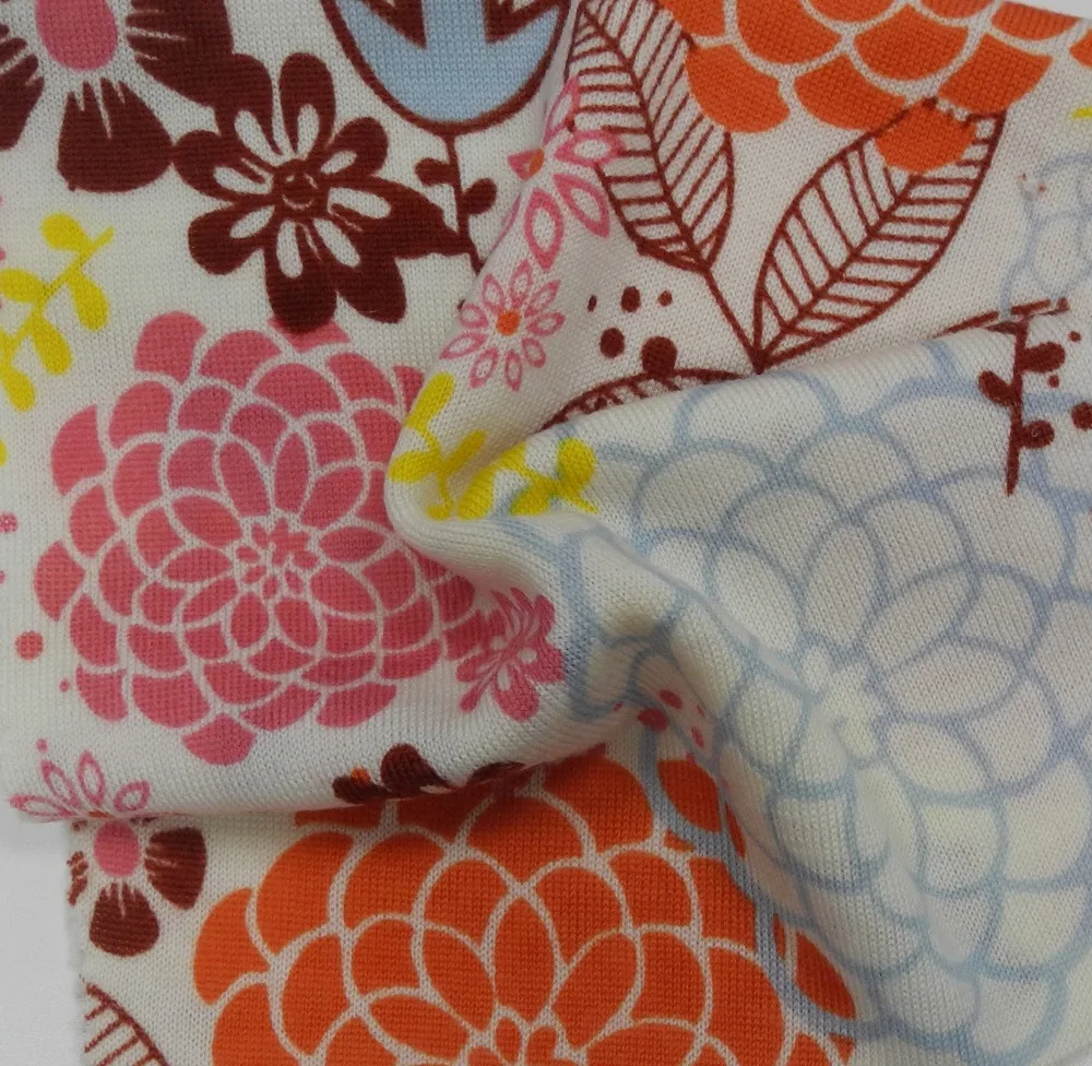 Solarwool Custom 100% Merino Wool Knitted Printing Fabric