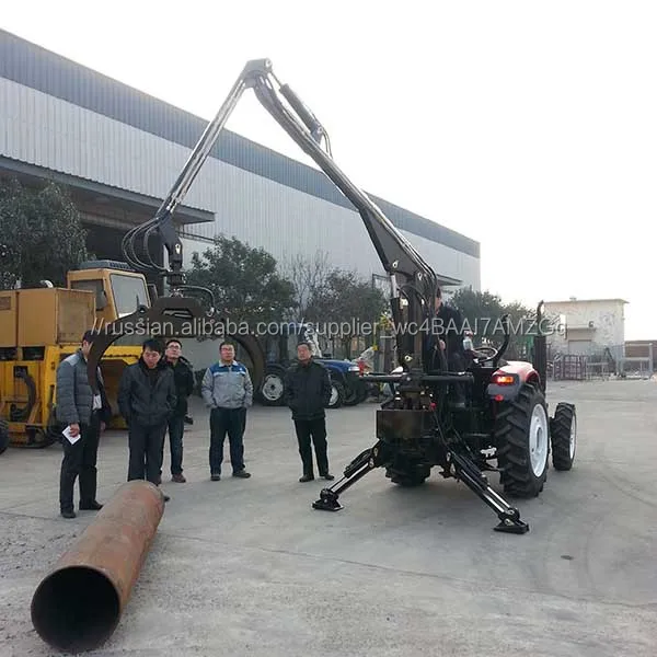 Ce одобрил машина! гидравлический кран для трактора, ATV и грузовик