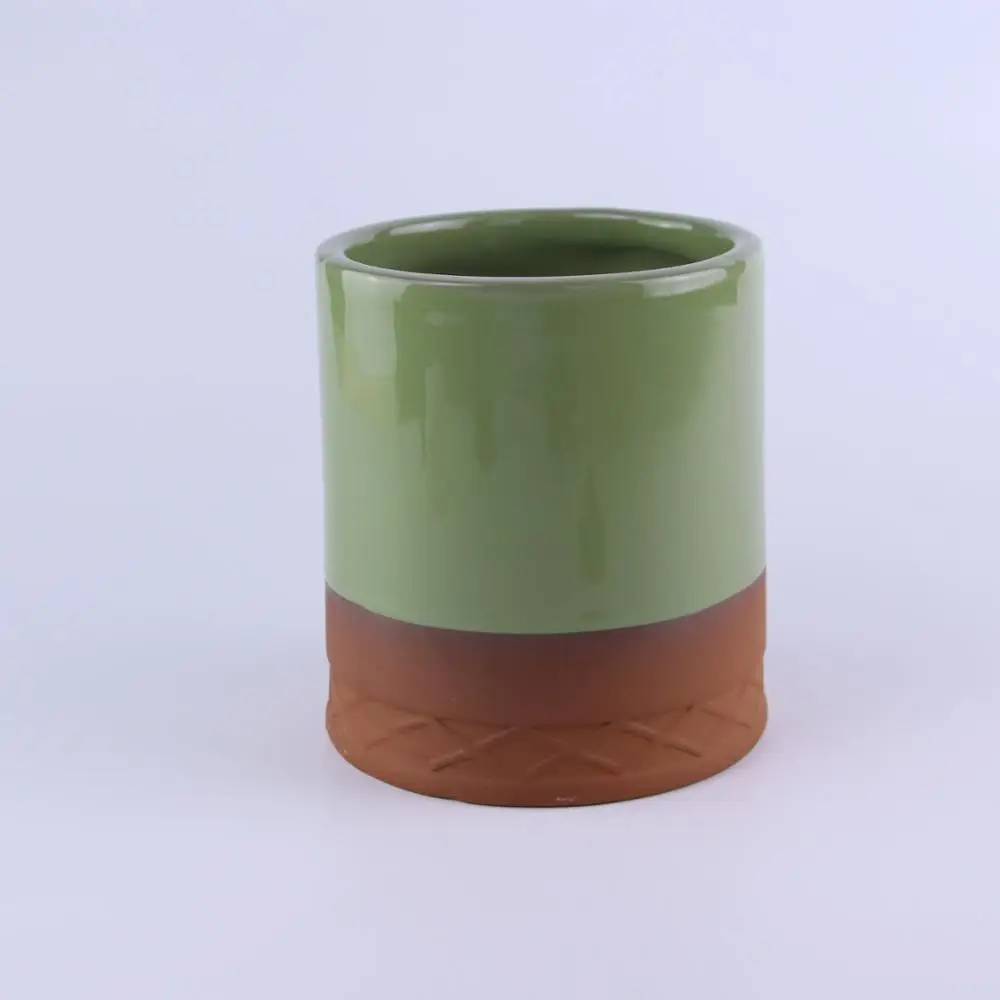 glazed handmade terracotta clay cup, Mugs