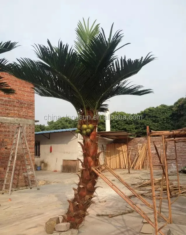 LS16072039 China manufacturer wholesale artificial decorative artificial palm tree for sell