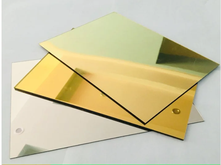 Golden Mirror Acrylic Sheet Home Decoration acrylic mirror silver sheet