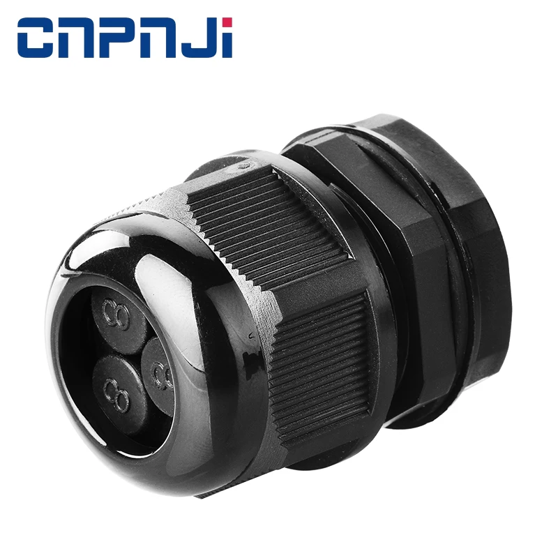Multi Insert Hole Cable Gland IP68 Certified Quality PA66 PG M25 G NPT Thread Nylon Electric Cable Wire Protection