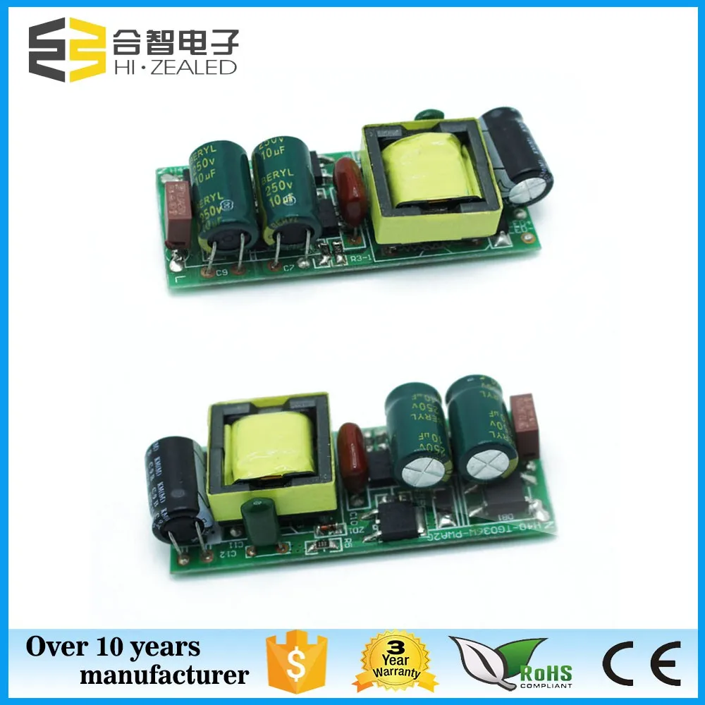 Мини размер led driver 7 Вт 9 Вт 13 Вт 18 Вт 300ma симистор вело водителя затемнения 12 Вт 36 В