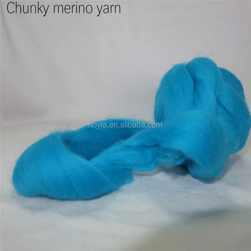 
Free Sample More Than 100 Colors High Quality Chunky Merino Wool Giant Yarn hilo de lana 