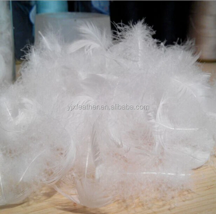 Wholesale white washed White Duck down Feather  Goose feather Duck Feather for Decorations