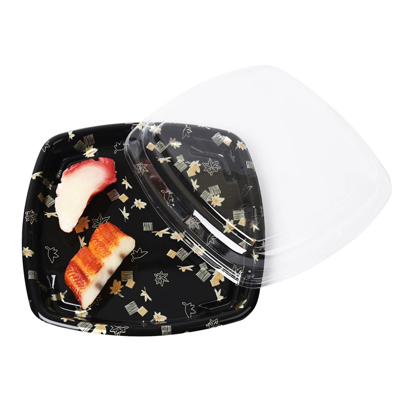 Disposable Clear PS Blister Plastic Tray for sushi cookie