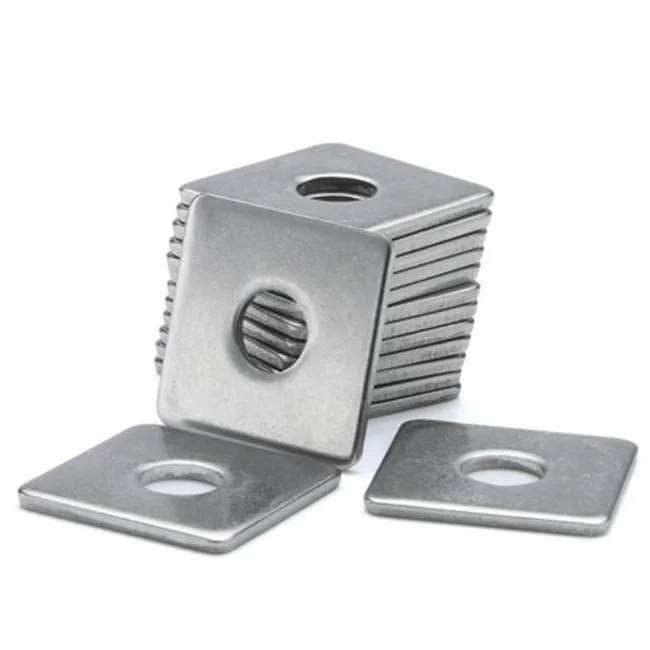 Low Price M5 M6 Stainless Steel Square Washer