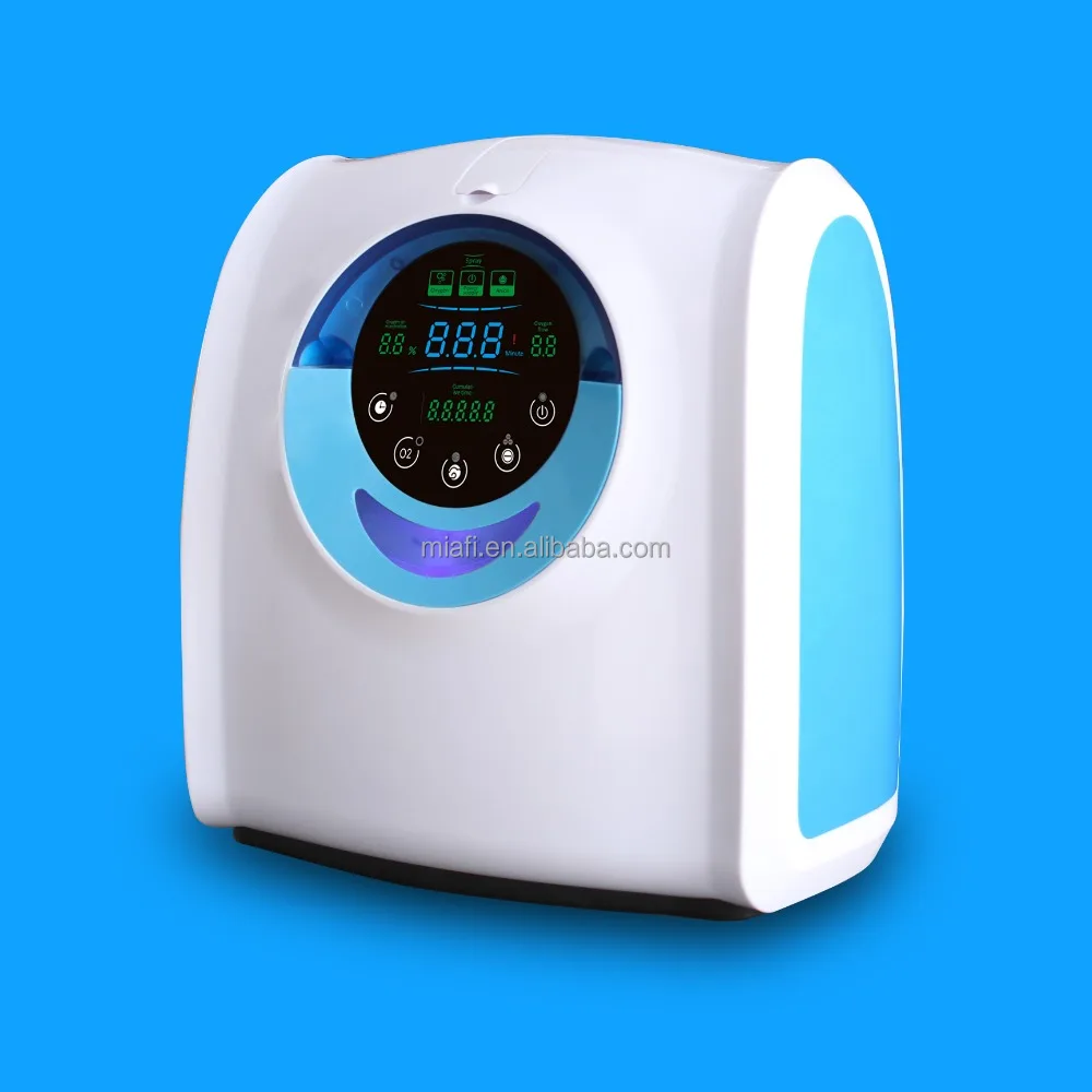 
24 hours continuously flow 6L/min 93% pure oxygen generating making machine with battery 