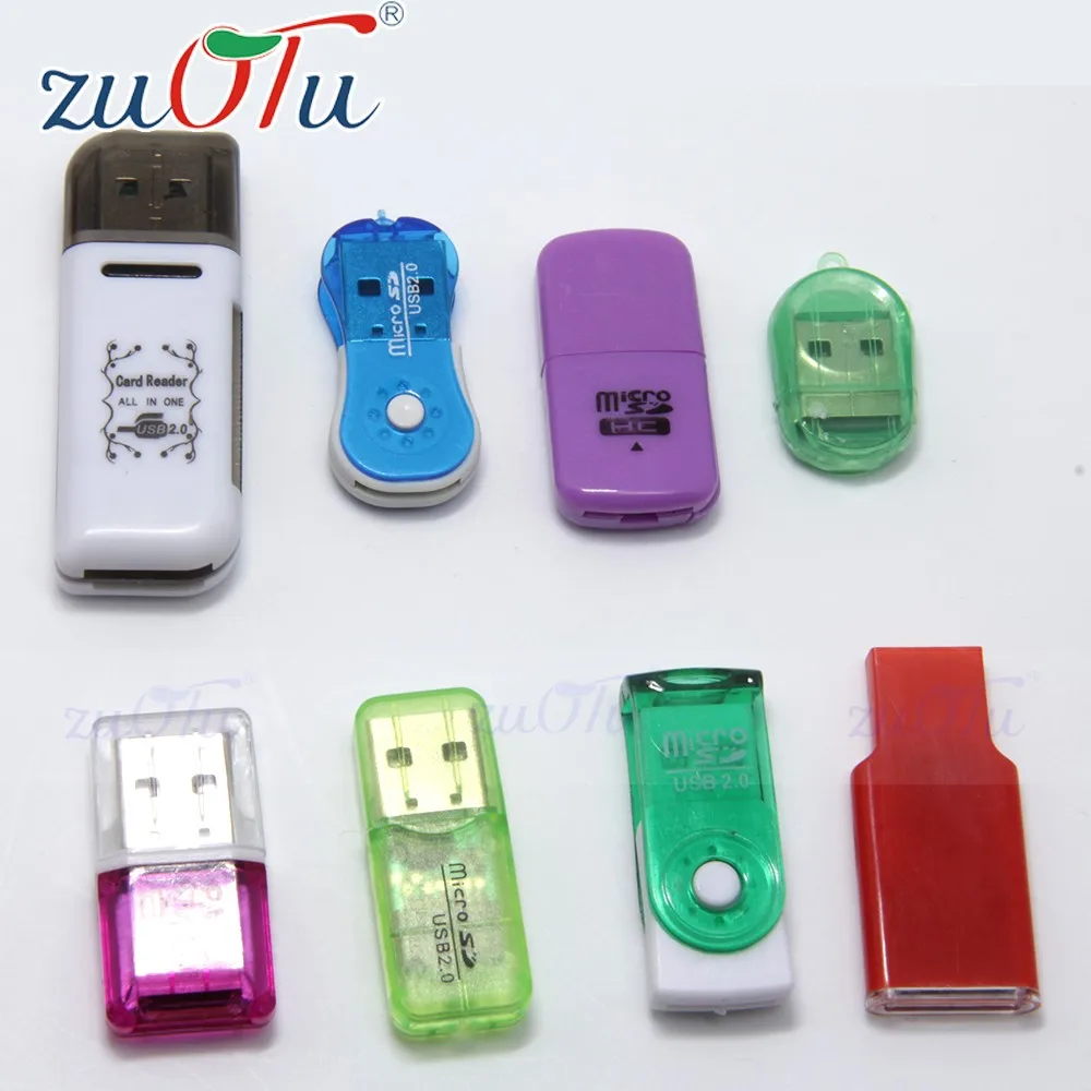 
Colorful design wholesale USB SD card reader for mobile phone and camera 