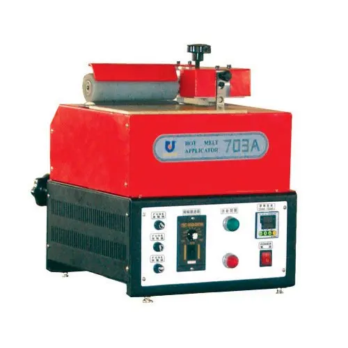 machine factory JT-703S-LR 300mm Adjust Height Hot Melt Roller Coater Machine