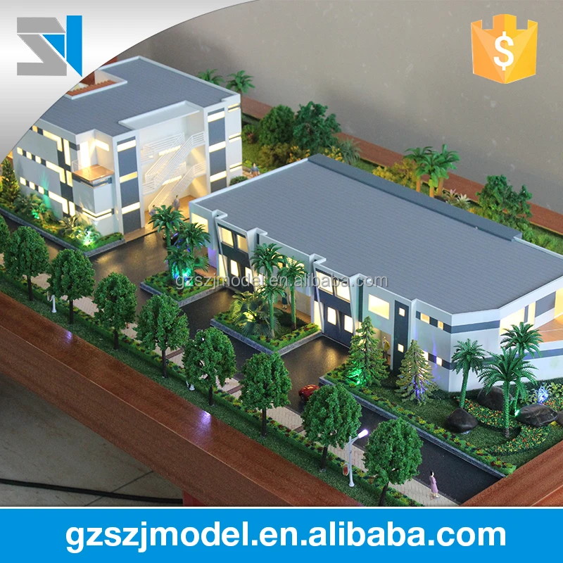 Fashion Dutch villa architectural model making materials