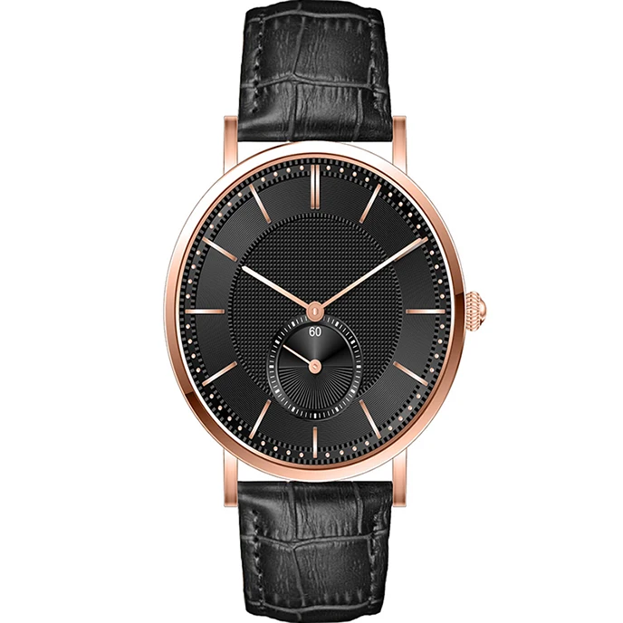 2019 brand luxury automatic watch men genuine leather band dress wristwatch