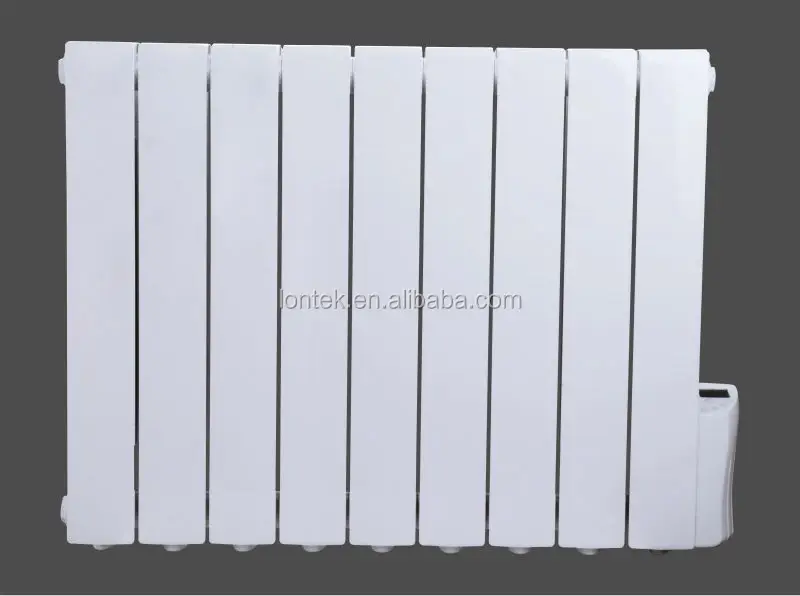 Slimline 1200 Watt Energy Efficient Electric Aluminum Radiators Wall Mounted Digital Control & Timer High Precise Thermostat