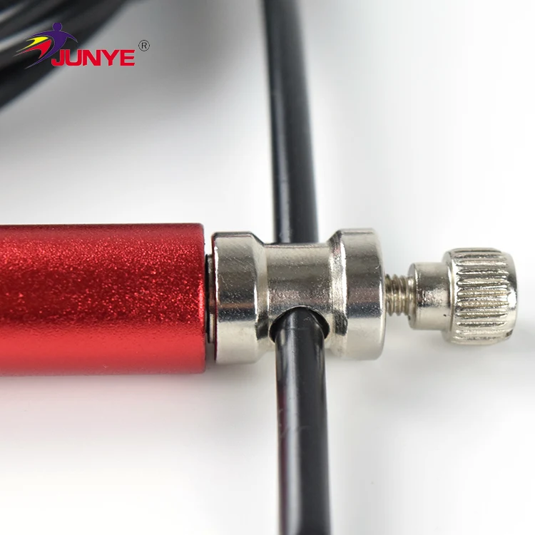 Small Order Accept PVC Coated High Speed Ball Bearing Retractable Freestyle self locking High Speed Skipping Jump Rope