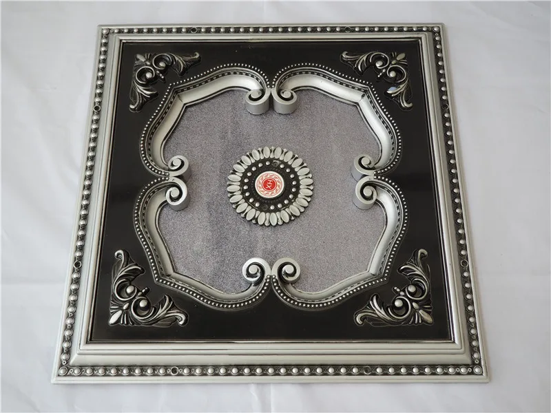 Роскошный квадратный потолочный медальон, декоративная потолочная стена для банкетного зала