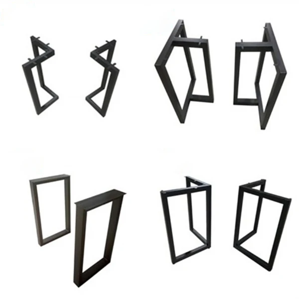 Latest modern design Fashion Hot Selling Powder Coating Cast Iron Table Bases