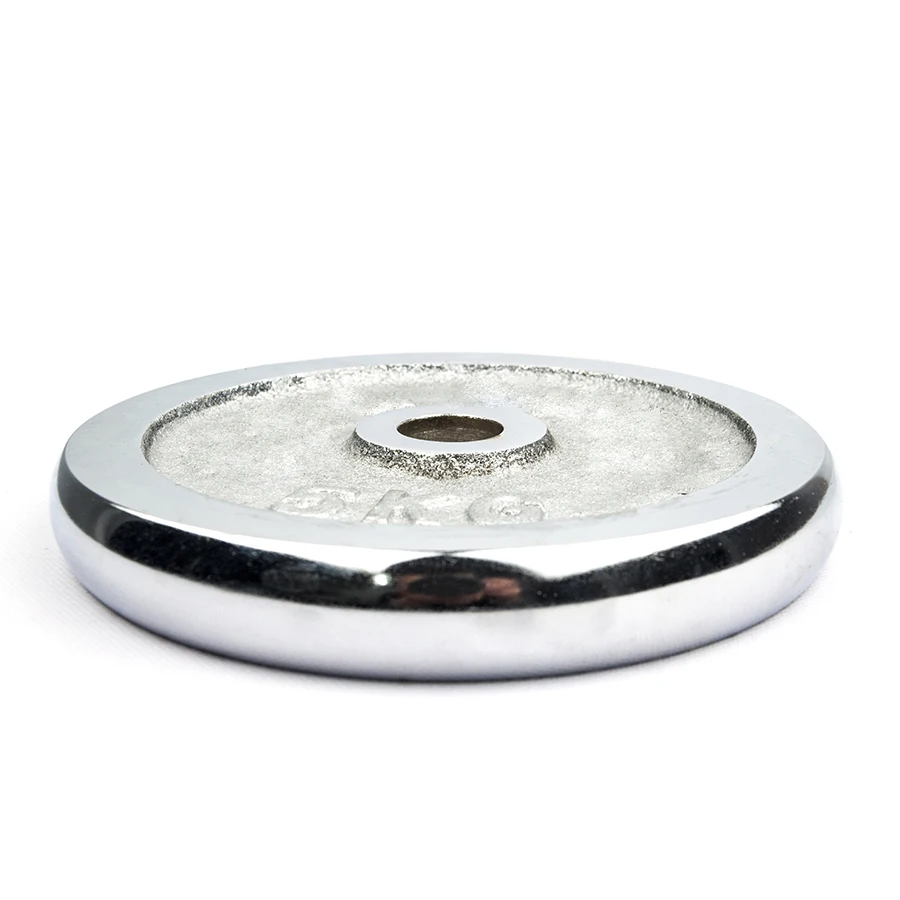 Commercial gym equipment adjustable chrome dumbbell plates