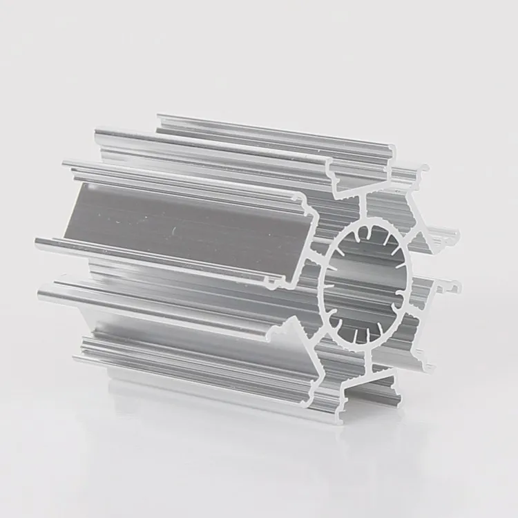 Custom Aluminium Round Profile Extrusion Fixture Heat Sink For LED Group Light