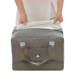 Wholesale multifunction shoe storage bag oxford travelling trolley duffel bag