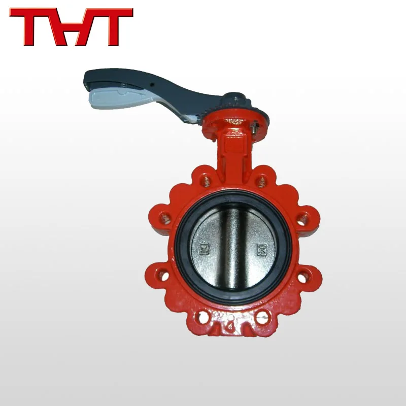 Soft seal wafer lug type butterfly valve
