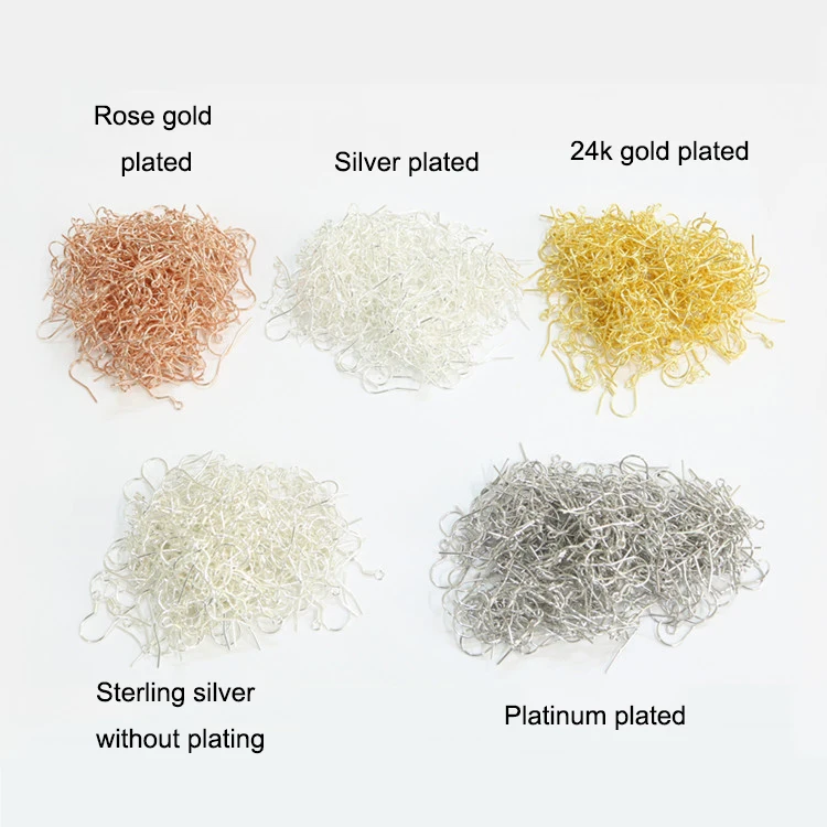 Handmade Jewelry Making Bead Ear Studs Accessories for Bracelet Necklace Pendant  DIY Material 925 Sterling Silver Jewelry