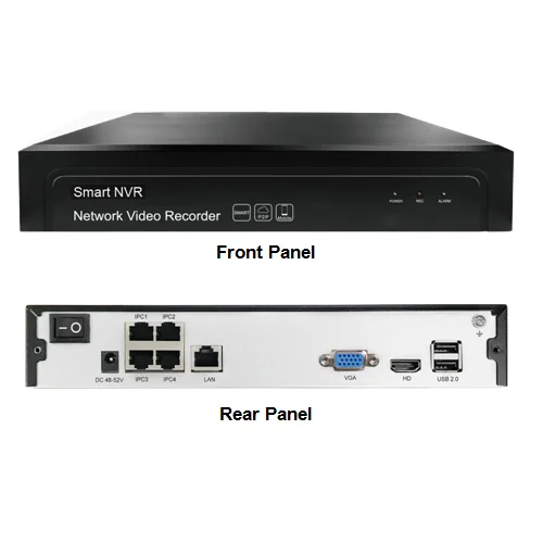 Professional H.265 Hik IP Camera Compatible AI Target Counting Human Detection 4K 4 CH PoE NVR Kits 16 CH CCTV NVR