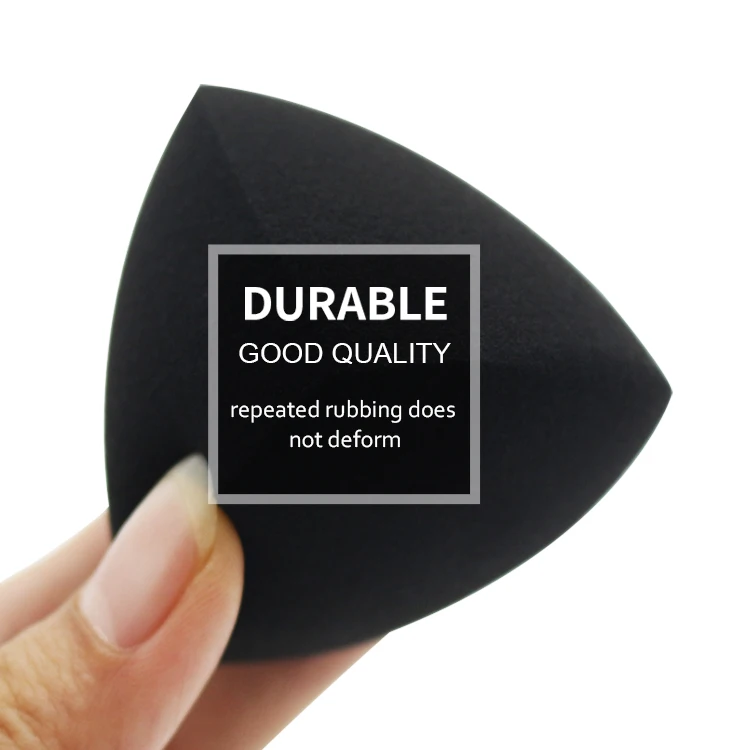  Оптовая продажа Amazon популярный инструмент для основы под макияж черный косметический спонж блендер