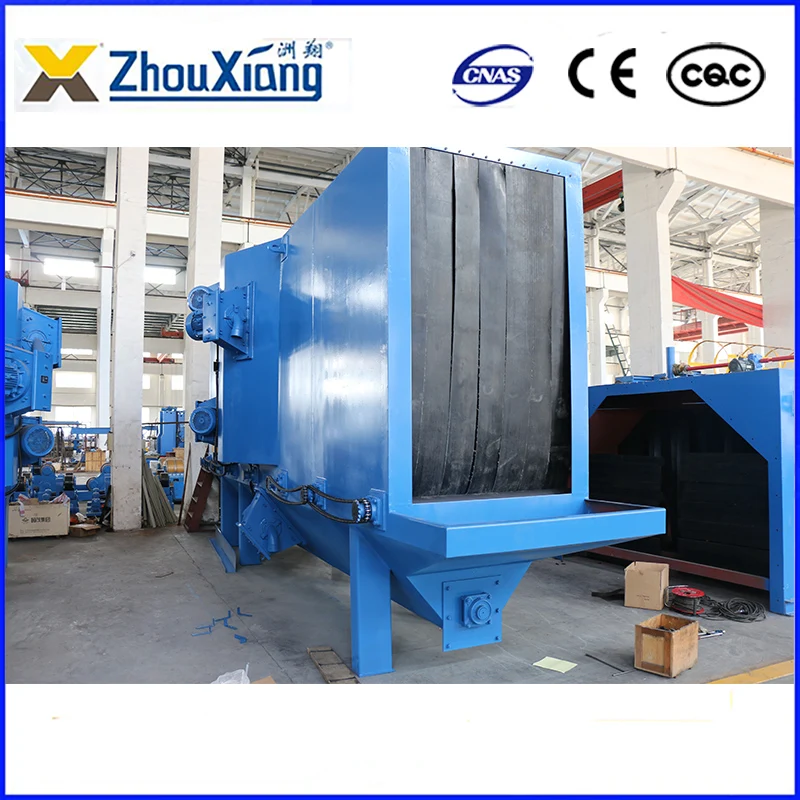 
Steel Structure Rust Removal H Beam Shot Blasting Machine Manufacturing Plant Degreasing Burnishing Eco-friendly Electric Engine 