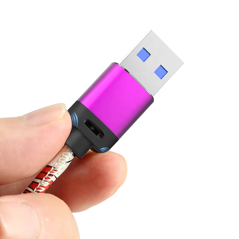 2022 Hot Selling PU Leather USB Cable for Type c for iPhone