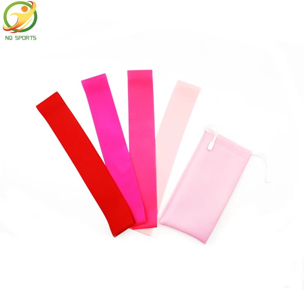 Сверхмощный тренировочный фитнес мини-браслет с логотипом индивидуальные печатные Эспандеры петли тренировочные ленты