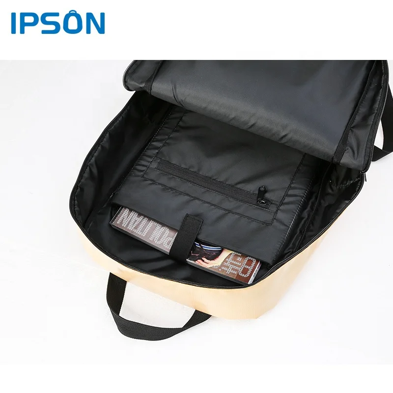 Custom Waterproof  Fireproof Zipper Bag Backpack Laptop Bag