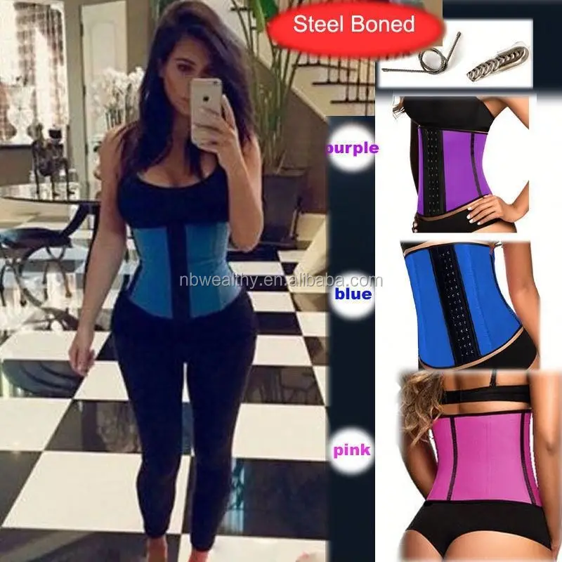 
High Quality hot sale Latex Waist Cincher Trainer Sport Dress Women Underwear Cheap Waist Training Corsets 