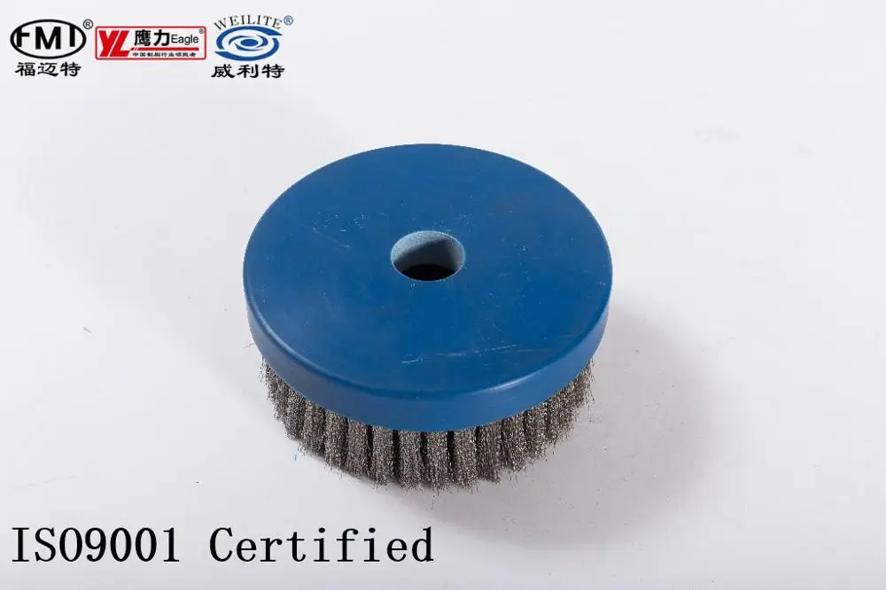 FMT Hot Sale High Quality  stainless steel Wire Disc  brushes for steel works polishing