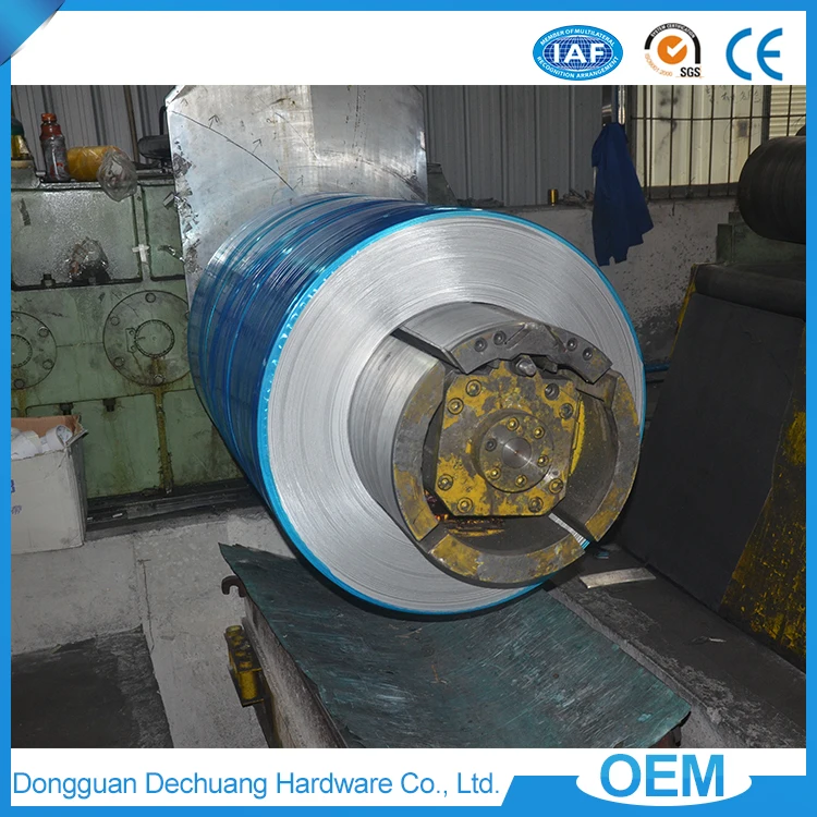 Китае производство 0.07 мм подгонянные длина и ширина холоднокатаной оцинкованной нержавеющей стальной полосы цена