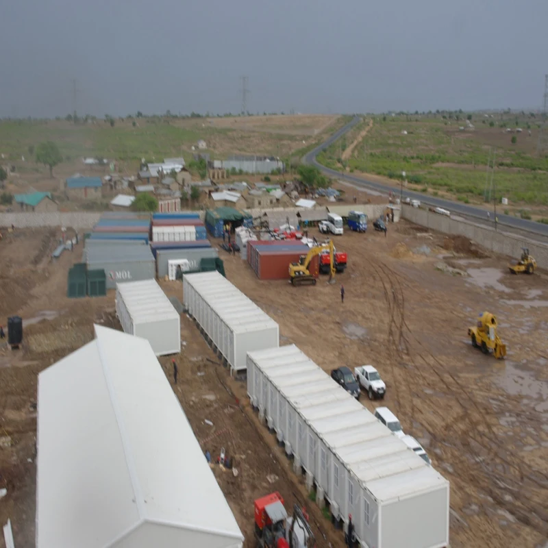 CYMB Portable prefab house with expandable container