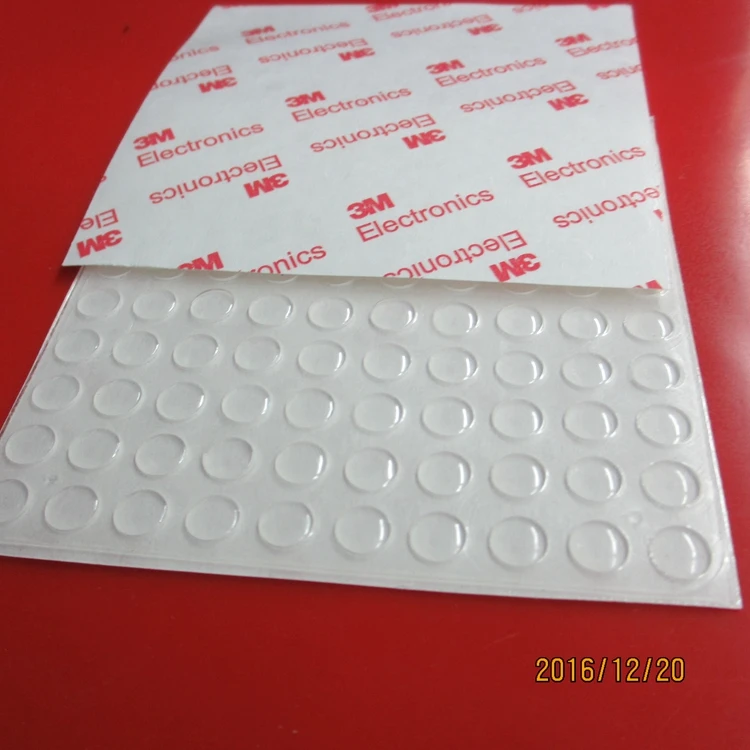Self-Adhesive Rubber Feet Clear Adhesive Dots Anti Slip Rubber Mat