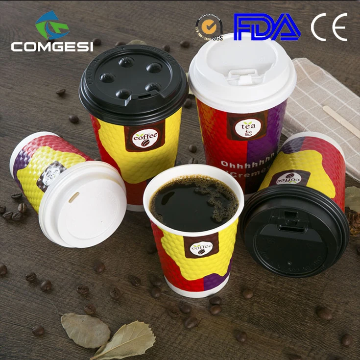 Paper raw material cup_Double wall paper raw material cups_handmade glass cup