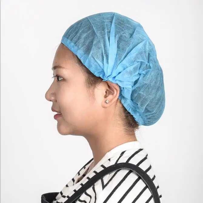 Non-Woven/SMS/Surgical/PP/Mop/Crimped/Pleated/Strip/Medical Disposable Clip Doctor Cap Hair Surgical Caps