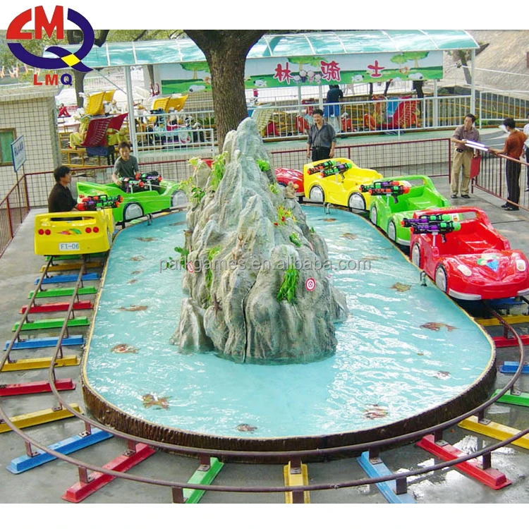 China top quality new product kids games track car watertank amusement track cars water tank car ride