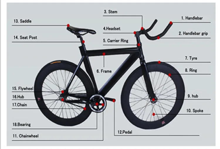 
Wholesale Good quality bike 700C fixed gear bicycle professional Manufacturer 