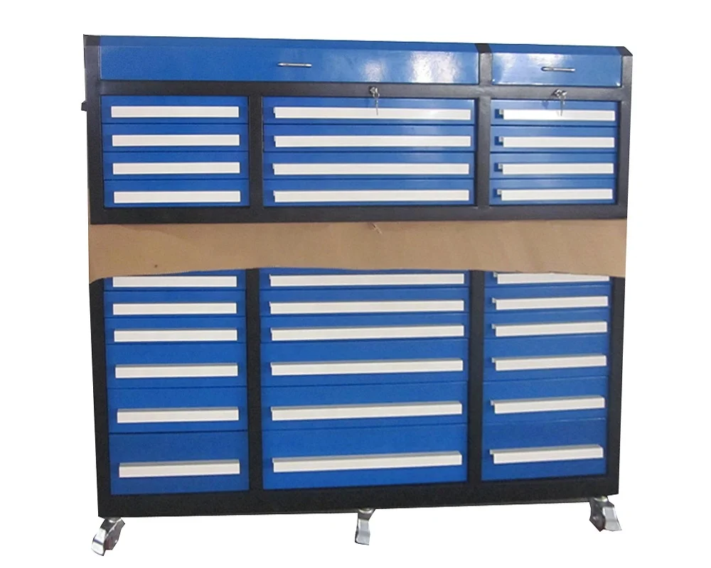 72 Inch Tool Cabinet With Drawers and Doors Used in Workshop Stainless Teel Structure for General Use