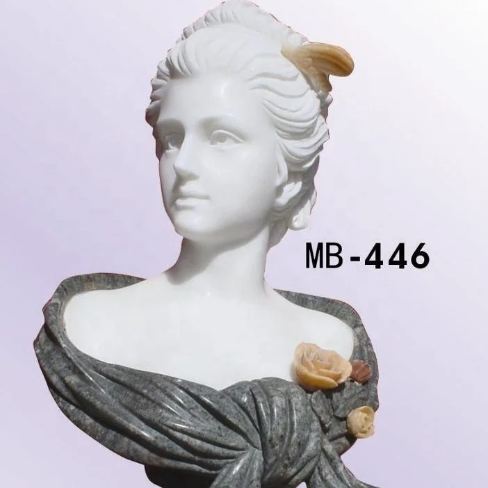 
marble bust, marble sculpture, stone bust 