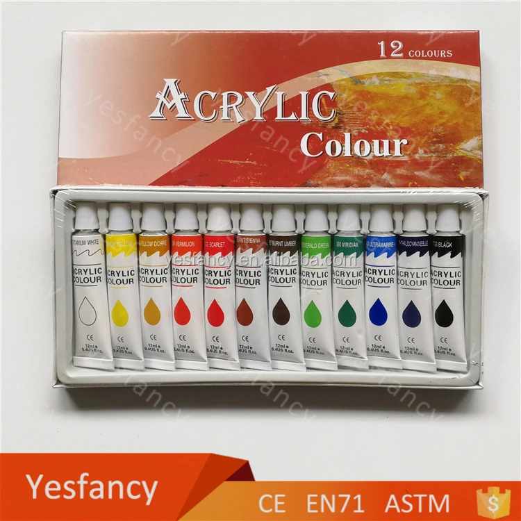 Низкая цена акриловый цвет краски металлической трубы