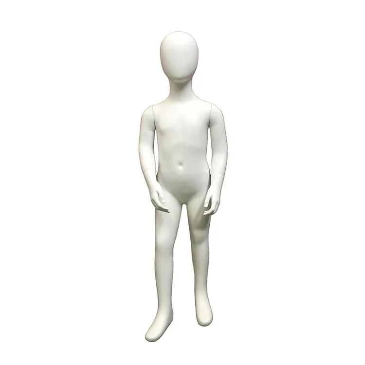 Child Display Clothes Mannequin White Boy Model Full Body Kids Plastic Standing Child Full Body Mannequin For Clothing