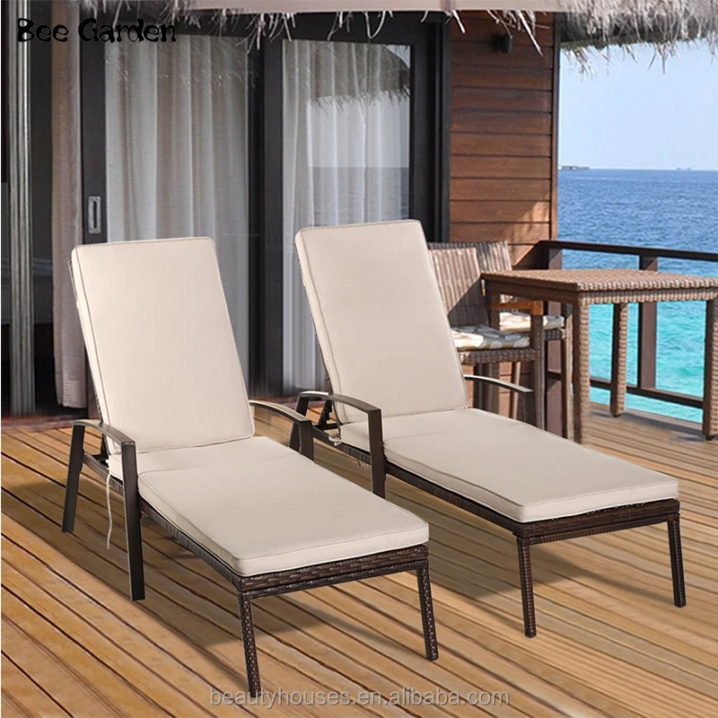 
Modern style Fashion Design Outdoor Furniture Rattan Chaise Lounge/Beach/Lying Chair 