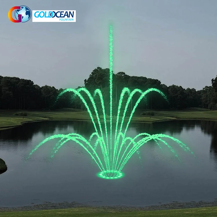 CE & ISO Certified Three Layer Flower Shape Spray Floating Fountain